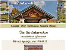Tablet Screenshot of bardudvarnok.hu